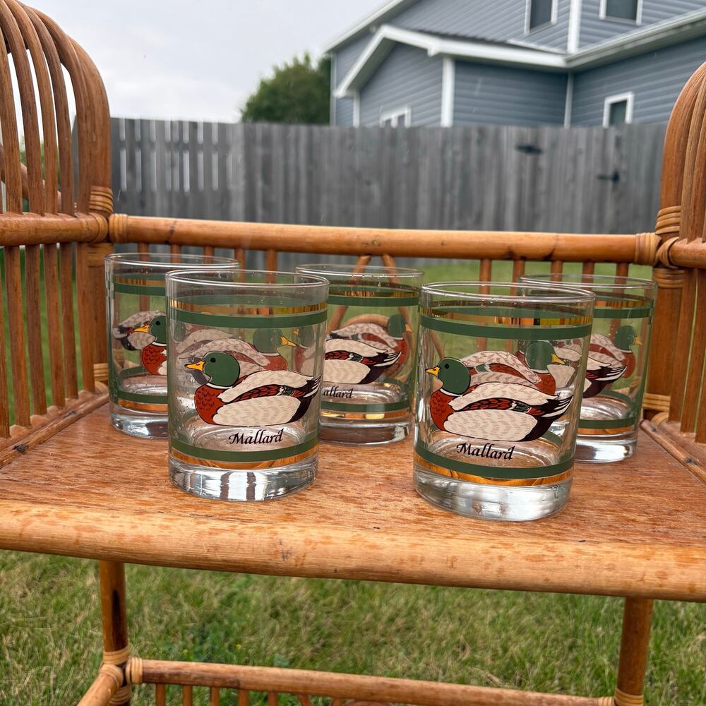 Mallard Pint Glasses Set of 5
